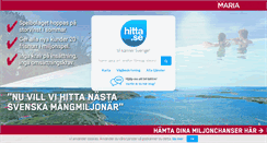 Desktop Screenshot of hitta.se